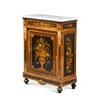A French gilt-bronze mounted tulipwood, amaranth and fruitwood marquetry side cabinet, late 19th century