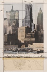 Lower Manhattan Wrapped Buildings, Project for 2 Broadway, 20 Exchange Place (Schellmann 150)