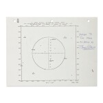 [APOLLO 11]. FLOWN APOLLO 11 FLIGHT PLAN SHEET - A STAR CHART USED DURING THE FLIGHT, SIGNED & INSCRIBED BY ALDRIN