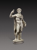 A Roman Marble Figure of a Youth, circa 2nd Century A.D., with 18th-Century Head of Marcus Aurelius