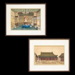 Anonymous, 1861 Two Views of the British Legation in Peking, commissioned by Frederick Bruce | 佚名 1861年   北京英國公使館二景一組兩幅   由英國外交官弗雷德里克．布魯斯委託而製