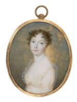 LOUIS ANTOINE COLLAS | Portrait of Grand Duchess Catherine Pavlovna of Russia (1788-1819)