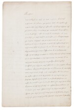  Lettre autographe signée à Constantijn Huygens. Utrecht, 1er nov 1635. 3 p. Remarquable lettre sur la dioptrique et son Discours qu'il est en train d'écrire