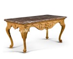 A George III carved giltwood pier table, circa 1765-75