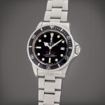Reference 1665 Double Red Sea-Dweller | A stainless steel automatic wristwatch with date and bracelet, Circa 1973