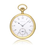 Retailed by Tiffany & Co.: A yellow gold open faced five minute repeating watch, Made in 1907