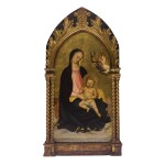 Madonna and Child with musician angels