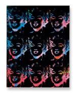 Nine Multicoloured Marilyns (Reversal Series)