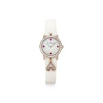BLANCPAIN | LADYBIRD, REFERENCE 0063-1997-58A A WHITE GOLD, DIAMOND AND RUBY-SET WRISTWATCH WITH MOTHER-OF-PEARL DIAL, CIRCA 2016