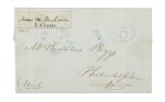 Postmaster's Provisional, Baltimore, MD. 1845 5c Black (3X1)