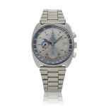 Seamaster, Ref. 176.007  Stainless steel chronograph wristwatch with date, 24-hour indication and bracelet  Circa 1972
