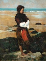 VIRGINIE DEMONT-BRETON | BRETON WOMAN ON THE BEACH