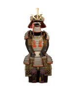 A fine Nimai-do gusoku [armour], Edo period, mid-18th century