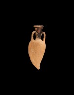 An Attic Amphoriskos in the form of an Almond, 1st half of the 4th Century B.C.