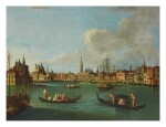 VENETIAN SCHOOL, 19TH CENTURY | VENICE, A VIEW OF THE ENTRANCE TO THE GRAND CANAL