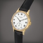 Reference 3979J | A yellow gold minute repeating wristwatch made to commemorate the 150th Anniversary of Patek Philippe | Circa 1991