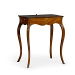 A George III mahogany and rosewood crossbanded writing table, circa 1790, attributed to Gillows