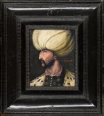 A rare and important portrait of Süleyman the Magnificent (r.1520-66), Italy, late 16th/early 17th century