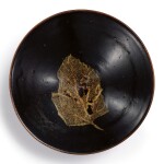 A SUPERB JIZHOU BLACK-GLAZED 'LEAF' BOWL SOUTHERN SONG DYNASTY | 南宋 吉州窰黑釉木葉天目茶盞