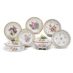 Two Nymphenburg oval tureens and covers, various dates circa 1900