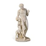 A White Marble Sculpture of Adonis, Signed and Dated E. Wolff, FC, Romae 1835, 1835