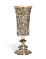 A Transylvanian silver-gilt standing cup, unmarked, circa 1580