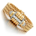 Eska | Diamond watch/bracelet, 1950s