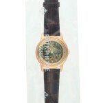Reference 2481, A rare pink gold wristwatch with cloisonné enamel dial, service sealed, Made in 1950 百達翡麗 2481型號 罕有粉紅金腕錶配掐絲琺瑯錶盤，附原廠保養封套，1950年製