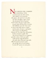 Dante, Divina commedia, illustrated by Dali, Rome, 1963-64, 7 volumes
