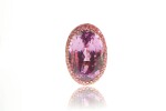KUNZITE AND PINK SAPPHIRE RING, MICHELE DELLA VALLE