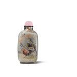 An inside-painted glass snuff bottle, signed Meng Zishou, dated bingwu year, corresponding to 1906