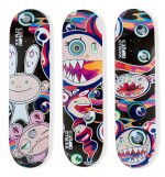 2016 Complexcon Mr Dob & Kaikai Kiki Skateboard (Set of Three) | 2016 Complexcon Mr Dob & Kaikai Kiki 滑板