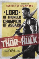 Thor: Ragnarok/ The Mighty Thor vs. The Incredible Hulk (2017), studio printed vinyl prop poster, US