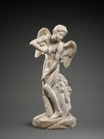 Cupid Carving a Bow from Hercules’s Club