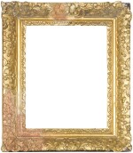 A Louis XIV carved giltwood frame