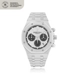 Royal Oak, Ref. 26315ST.OO.1256ST.01 Stainless steel chronograph wristwatch with date and bracelet Circa 2020