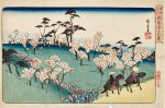Utagawa Hiroshige (1797-1858) | Cherry-blossom Viewing at Asuka Hill (Asukayama hanami) | Edo period, 19th century