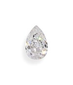 A 2.59 Carat Pear-Shaped Diamond, E Color, Internally Flawless