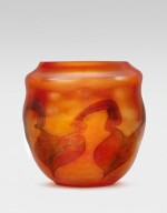 Red Paperweight Vase