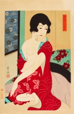 Ohira Kasen (1900-1983)  |  Tissues (Kaishi)  |  Showa period, 20th century