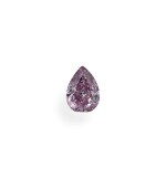 A 0.52 Carat Fancy Intense Purple-Pink Pear-Shaped Diamond, I1 Clarity