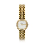  PATEK PHILIPPE | REFERENCE 4712/1 A YELLOW GOLD AND DIAMOND-SET SQUARE BRACELET WATCH, MADE IN 1987