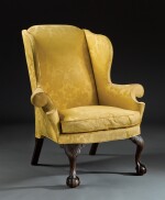 Very Fine and Rare Chippendale Carved Walnut Easy Chair, Philadelphia, Pennsylvania, Circa 1765
