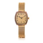 PATEK PHILIPPE | YELLOW GOLD WRISTWATCH WITH GAY FRERES BRACELET  MADE IN 1920