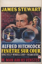 Rear Window (1954), Belgian re-release poster (1958)