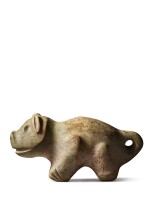 Colima Greenstone Animal, Late Preclassic, circa 300 - 100 BC