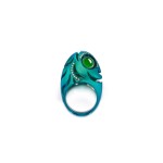 Jadeite and Diamond Ring | Scavia | 天然翡翠 配 鑽石 戒指