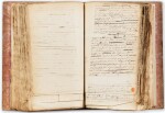 ORBIGNY. L'Homme américain. Manuscrit autographe. [Vers 1838]. Fort in-4, demi-chagrin rouge. 550 p.