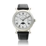 Reference 5059, A platinum perpetual calendar wristwatch with retrograde date, moon phases and leap year indication, Circa 2001