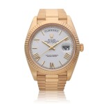 Reference 228238 Day-Date | A yellow gold wristwatch with day, date and bracelet, Circa 2019